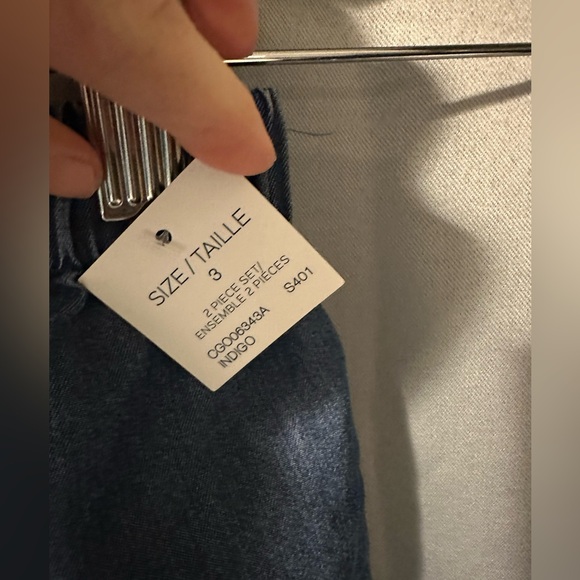 Habitual Kids Girls Denim Two Pc Set Size 3 NWT - Picture 4 of 9